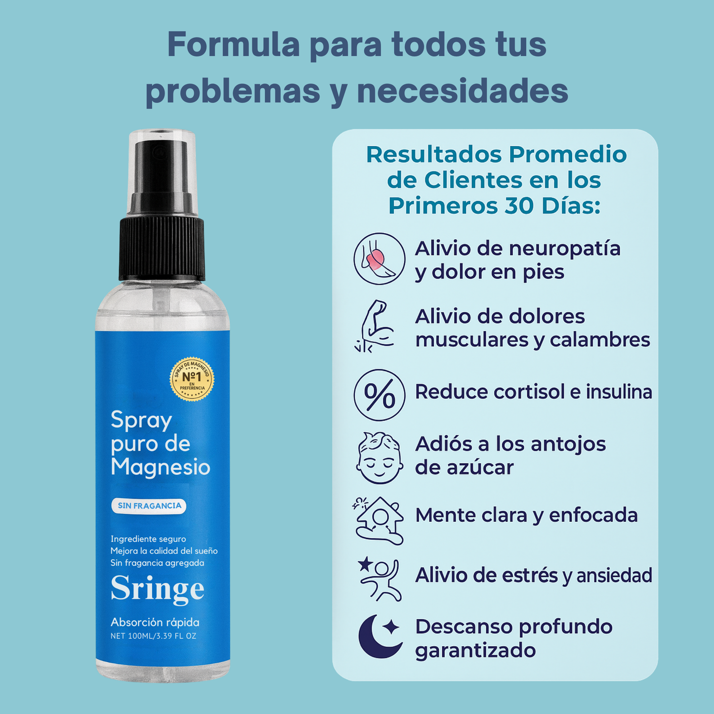 Spray de Magnesio – Bienestar Natural