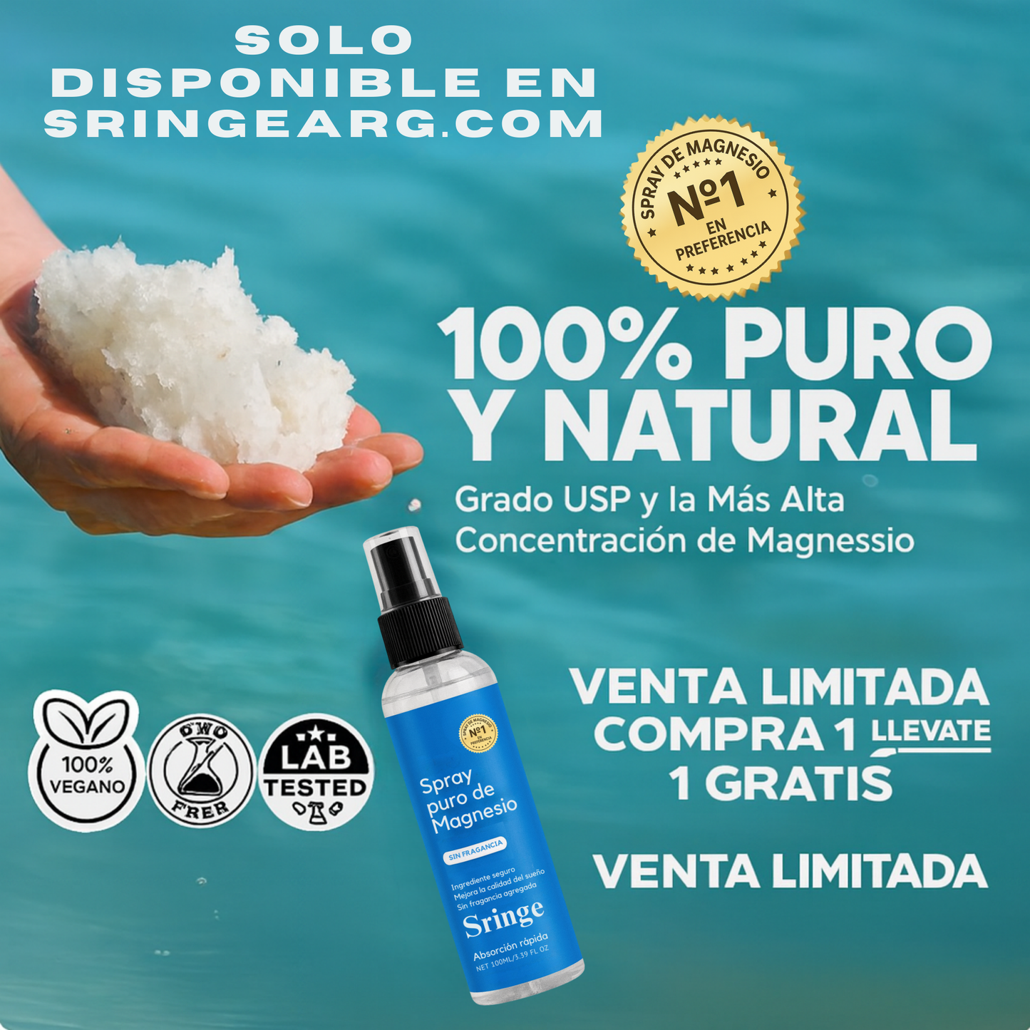 Spray de Magnesio – Bienestar Natural